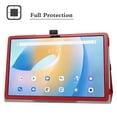 thumbnail image 2 of Labanema Compatible with Blackview Tab 12 Pro Case,PU Leather Folio 2-folding Stand Cover for Blackview Tab 12/Blackview Tab 12 Pro 10.1" Android Tablets,Red, 2 of 5