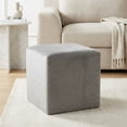 thumbnail image 6 of Cortesi Home Sooki Cube Ottoman with Diamond Stitching in Gray Velvet, 6 of 10