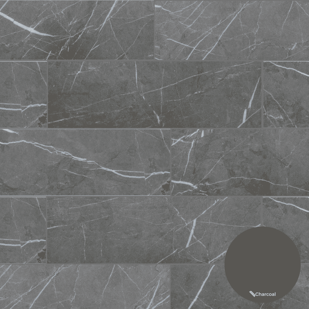 The Tile Life Penthouse 4" x 12" Charming Amber Glossy Porcelain Floor and Wall Tile Case of 20