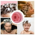 thumbnail image 6 of Unique Bargains 1 Pc Round Hair Shampoo Brush for Head Massage 2.83"x3.15" Deep Pink, 6 of 6