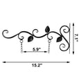 thumbnail image 5 of Muka Hanging Sign Bracket, Metal Decorative Wall Mounted Hook Hanger, 5 of 6