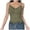 Green, variant on MIASHUI Slim Fit Ribbed V Neck Lace Trim Crop Camisole Sleeveless Tank Top For Women Green,XL