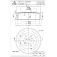 thumbnail image 2 of Par de TAMBORES de FRENOS BREMBO Suburban 1500 2005 al 2013 5.3L V8, 2 of 5