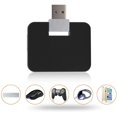 thumbnail image 5 of Sudroid Mini Hub USB 2.0 Créatif Hub en Forme de U avec 4 Ports USB pour PC Portable Transfert de Données USB Noir, 5 of 5