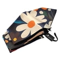 thumbnail image 6 of FORMRS Travel Umbrella Folding Auto Open Close Windproof Rain UV Protection, Bright Colorful Flowers Pattern, 6 of 8