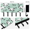 thumbnail image 2 of Stylish Acrylic Key Holder Wall Mount small shelf with hooks Decorative & Functional for Home Organization Cute Pandas, 2 of 6