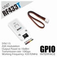 thumbnail image 2 of RF433T Wireless RF Transmitter Working Frequency 433.92MHz for IoT RF Remote Control Automation Appl, 2 of 4