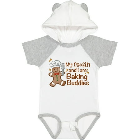 

Inktastic My Cousin and I Are Baking Buddies Gift Baby Boy or Baby Girl Bodysuit