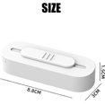 thumbnail image 2 of HUGFEGWE Compact Auto-Floss Dispenser,Portable Floss Dispenser with 10 Floss Picks for Teeth Cleaning,Portable Dental Floss Case Travel Flosser Dispenser Storage Case (3pcs, Green) CJB91-12647, 2 of 7