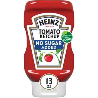 Heinz No Salt Added Tomato Ketchup - 14 Oz Bottle, Low Sodium Ketchup With Classic Tomato Flavor