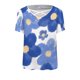 thumbnail image 1 of Gibobby Casual Playera de Manga Corta para Mujer Camiseta manga corta estampada para mujer verano Top suelto informal(E,M), 1 of 4