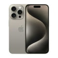 thumbnail image 1 of Restored Apple iPhone 15 Pro Fully Unlocked Natural Titanium 128GB - Excellent (Certified Refurbished), 1 of 5