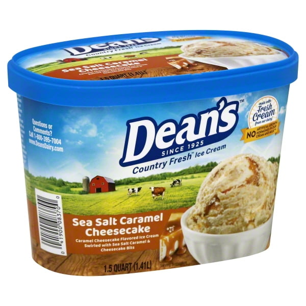 Dean's Country Fresh Sea Salt Caramel Cheesecake Ice Cream, 1.5 qt