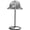 Silver - Italian, variant on Armory Replicas Miniature 20G Steel Medieval Kettle Helmet with Iron Display Stand, European War Helm Collectible for Home & Office Décor