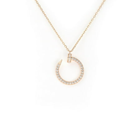 Pre-Owned Cartier Juste un Clou K18PG Pink Gold Necklace J381714 (Good)
