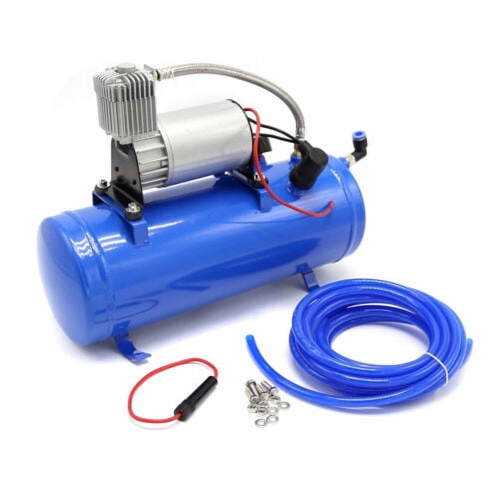 DC Air Compressor 150 PSI with 6L Tank for Train Horns Air Horn Motorhome Tires