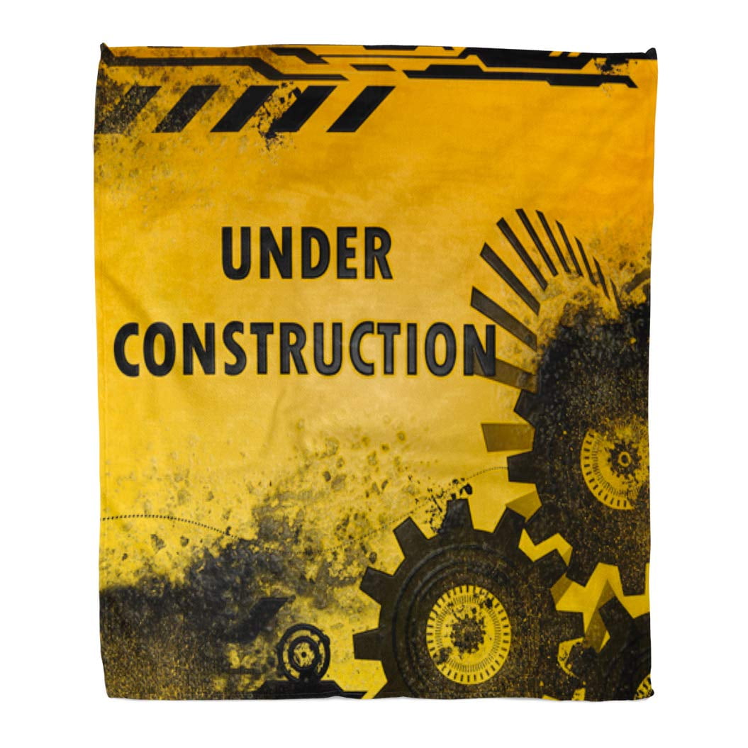 Kdagr 50x60 Inch Super Soft Throw Blanket Construction Machinery On Blue Ground Works Machine Vehicles Excavator Home Decorative Flannel Plush Blanket Walmart Com