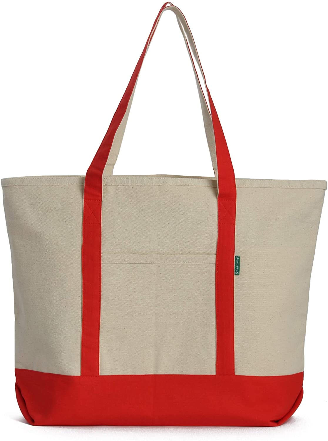 Heavy Duty Cotton Canvas Tote Bag Women's for Grocery, Shopping, Book
