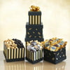 Black & Gold Elegance Chocolate Tower Gift Basket