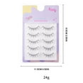 thumbnail image 3 of GHSOHS Natural Eyelashes Boxed Wispy Lash Clusters Soft Long Curly So Real Eyelash Clusters Multipack Curling Cat Eye Lashes Extension False Eyelashes, 3 of 9