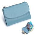 thumbnail image 2 of Leather Purse For Women RFID Blocking Soft Cowhide Compact Wallet Stylish Small Handbag Spacious Organizer Secure Durable, 2 of 4