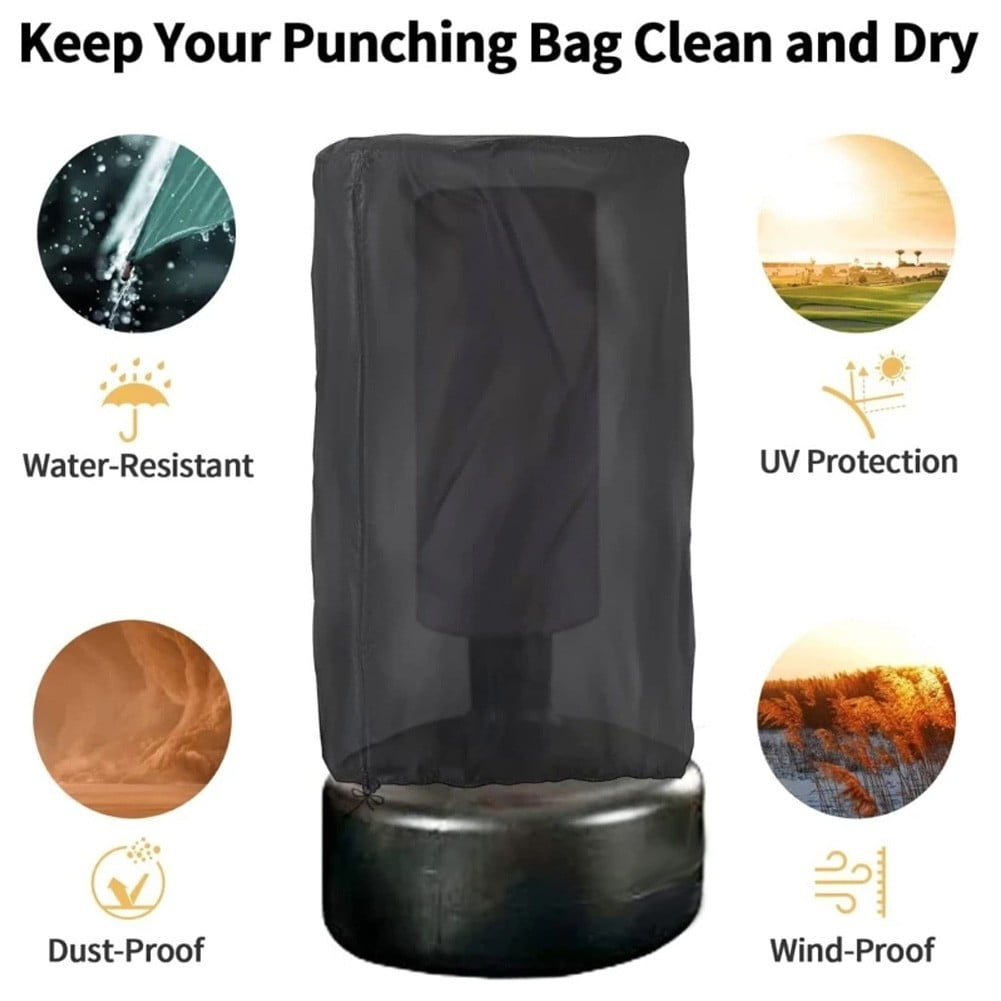 Outdoor Waterproof Punching Bag Dustproof Cover Freestand Heavy Bag Protection