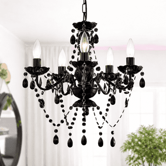 Ikea Chandelier, 3-armed, silver color, glass 622.262914.2618