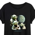 thumbnail image 3 of Star Wars - Yoda Death Star - Women's Oversized Tee, 3 of 5