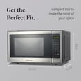 thumbnail image 5 of Farberware 1.1 cu ft Microwave Oven, 1000W Countertop Microwave Oven with 8 Auto Cook Settings, Stainless Steel, 5 of 6