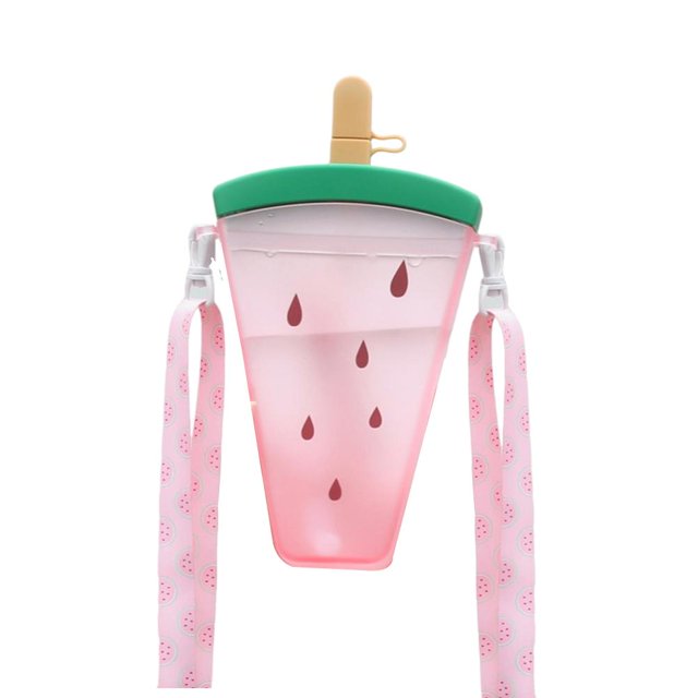 Agua Con Pajita, Bonita Jarra De Agua Para Beber Helado Con Correa Para El Hombro Para Viajes De Camping Advancent HA044269-01