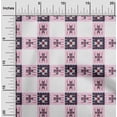 thumbnail image 1 of oneOone Organic Cotton Voile Fabric Check Ikat Print Fabric BTY 42 Inch Wide, 1 of 4