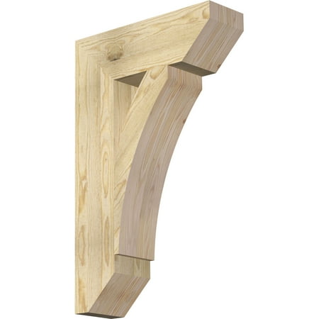 

Ekena Millwork 6 W x 20 D x 32 H Thorton Slat Rough Sawn Bracket Douglas Fir