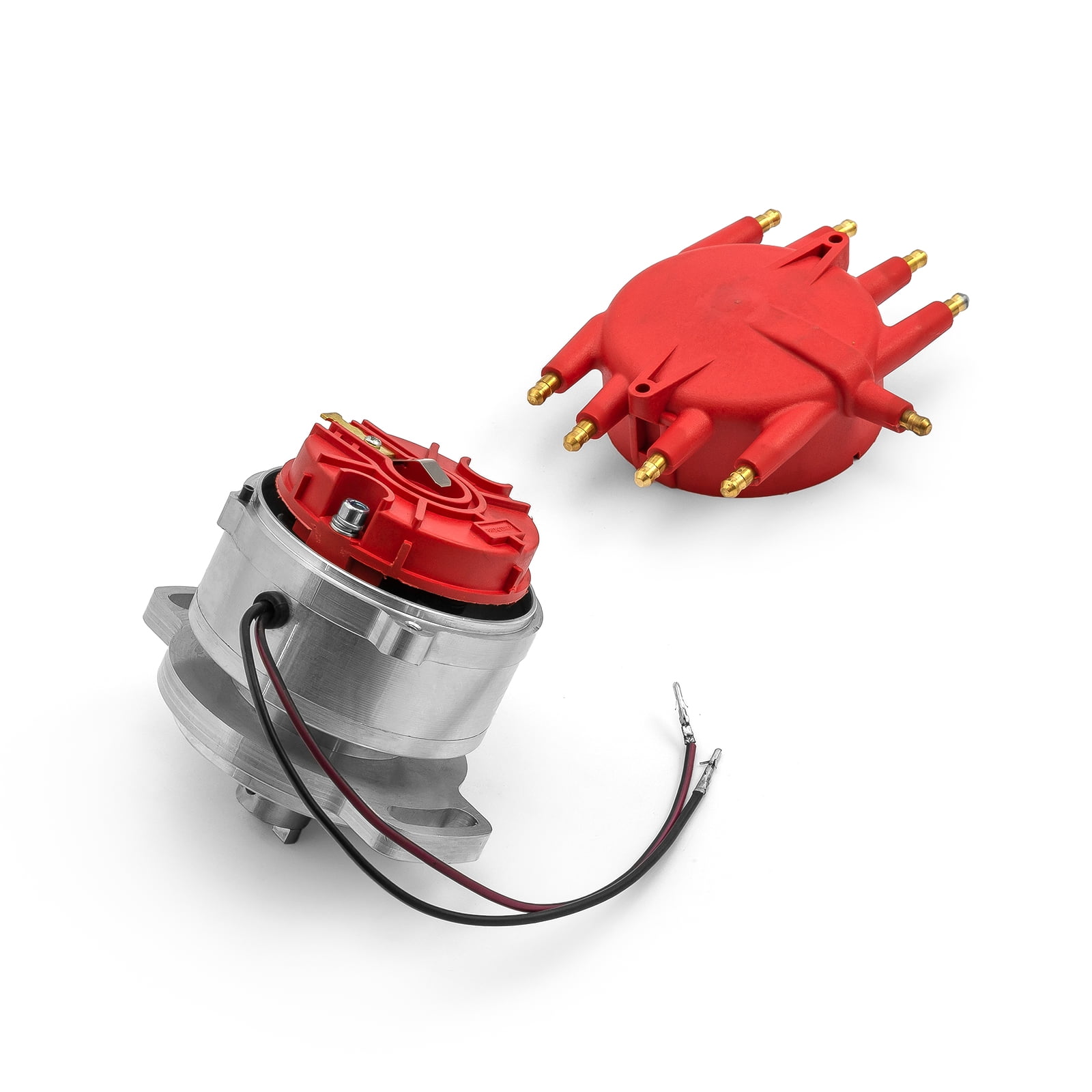 Speedmaster PCE376.1142.02 Compatible with Ford Flathead 2 Bolt 239 1939-1948 8000 Series Pro Billet Distributor [Red]