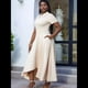 thumbnail image 5 of Vestido Elegante Informal de Corta para Mujer, Estilo Oficina, Fiesta, Corte A Albaricoque XL, 5 of 10