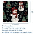 thumbnail image 5 of Snowman Square Desk Pad Mouse Pad, 8.3x9.8 Inch Non-Slip Rubber Bottom Printed Mousepad for Office and Gaming, 5 of 6