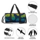 thumbnail image 4 of Fotbe Abstract Bright Pineapple Fruit Retro Bolsa Deportiva de Lona Plegable con Estampado, Bolsa de Gimnasio con Bolsillo Seco/Húmedo, Bolsa de Viaje Ultraligera de Gran Capacidad, 4 of 6