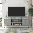 thumbnail image 2 of Camley Modern Media Console TV Stand for TVs up to 54", Gray Oak, 2 of 9