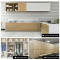 thumbnail image 2 of 2 Pcs 170 Degree Punch Free Frameless Concealed Hydraulic Cabinet Doors Hinges, 2 of 9