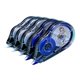 thumbnail image 1 of 5 Pcs Large Capacity Correction Tape Correction Rollers Portable White Out Correction Tape School Office Supplies Transparent style, 1 of 4