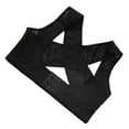 thumbnail image 4 of Corrector de postura de espalda ajustable, cinturón corrector de joroba, correa de fijación para la espalda (negro, talla M), 4 of 7