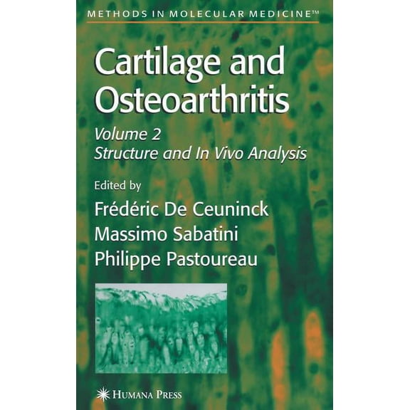 Methods in Molecular Medicine Cartilage and Osteoarthritis, Book 101, (Hardcover)