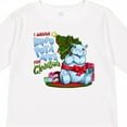 thumbnail image 4 of Inktastic I Wanna Hippopotamus for Christmas Cute Hippo Boys or Girls Long Sleeve Toddler T-Shirt, 4 of 5