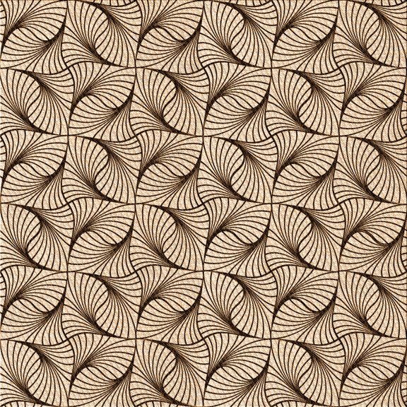 Ahgly Company Indoor Square Patterned Golden Blonde Gold Area Rugs, 7' Square