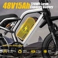 thumbnail image 5 of HiKeep Class 2 Electric Bike for Teenagers, 20 MPH Fat Tire E-Bike, 48V 15.6Ah Removable Battery, 16" Electric Bicycle, UL2849, 5 of 12
