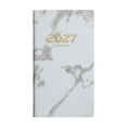 thumbnail image 2 of Lksixu Pocket Planner 2027, Marble Prints Weekly & Monthly Calendar Planner with Bookmark, 4"x7" Agenda Journal to Track Goals & Tasks, Portable Daily Organizer Notebook for Travel Office, 2 of 9