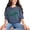 Denim, variant on Reduce, Caring for the Environment Themed, Groovy Retro Wavy Text, Espresso Comfort Colors T-Shirt, Small