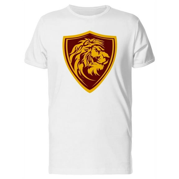 Golden Mascot Lion Shiel Tee Men's -Image by Shutterstock