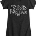 thumbnail image 3 of Wicked - You'Re Gonna Be Popular - Girls Toddler and Youth Fitted Short Sleeve Graphic Tee, 3 of 5