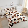 thumbnail image 3 of Chicken Comforter Cute Chicken Pattern Comforter Set for Boys Girls Children 3D Animals Theme Bedding Set Room Decor Full Size Quilt Set, 3 of 5