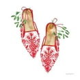 thumbnail image 2 of Charro, Mercedes Lopez 20x20 Gold Ornate Wood Framed with Double Matting Museum Art Print Titled - Christmas Eve Mules II, 2 of 4